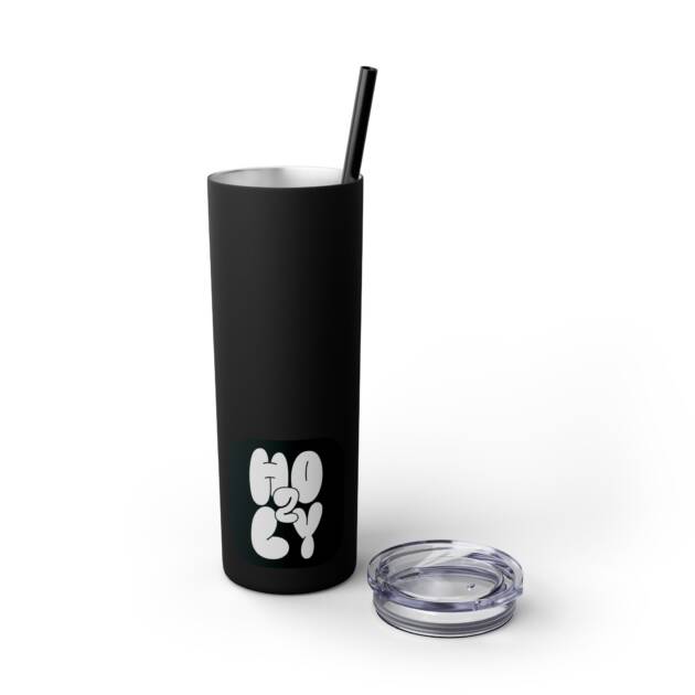 UPEND H(2)OLY Skinny Tumbler with Straw, 20oz