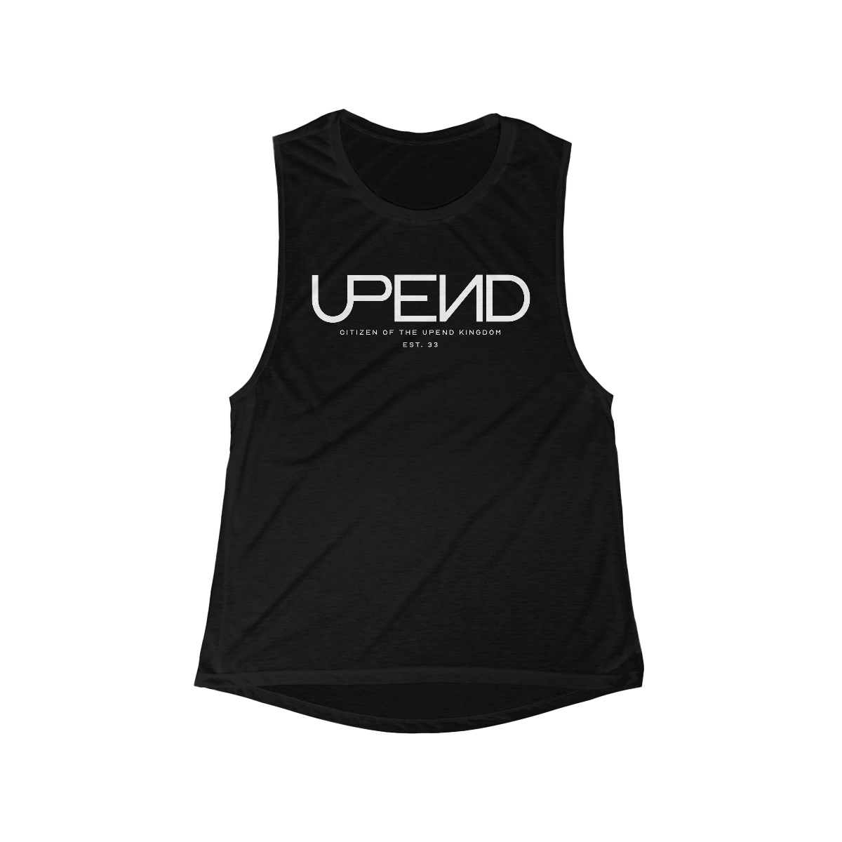 Women’s Upend Flowy “Message” Muscle Tank