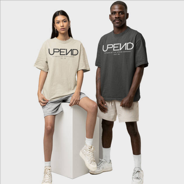 Upend Oversized “Message” t-shirt