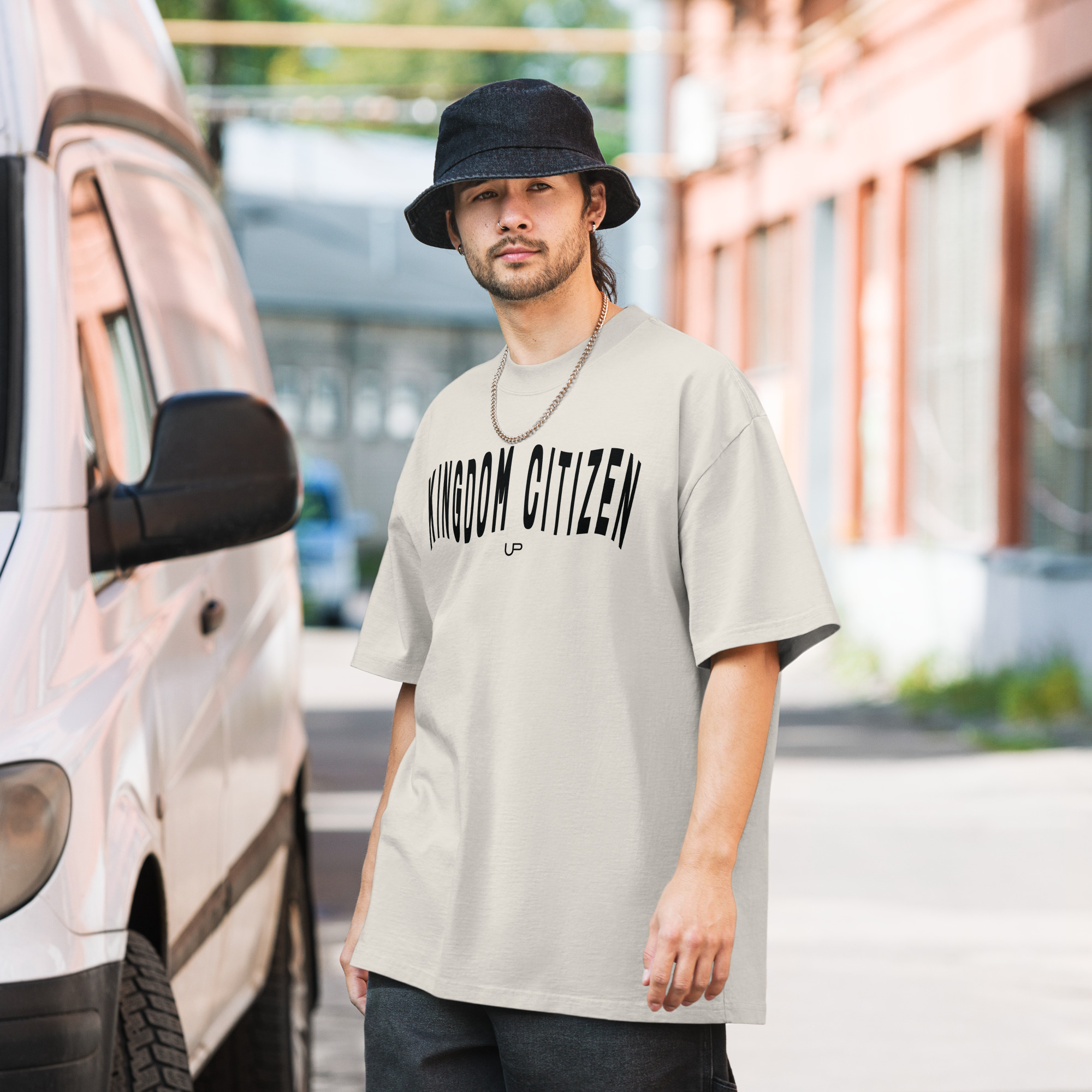 Upend Oversized Faded Kingdom Citizen Tee - Image 5