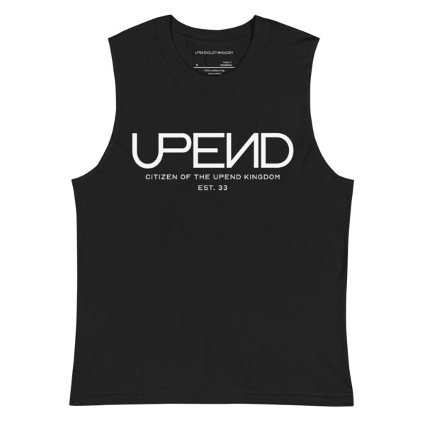 Upend Men’s Message Muscle Shirt - Image 2