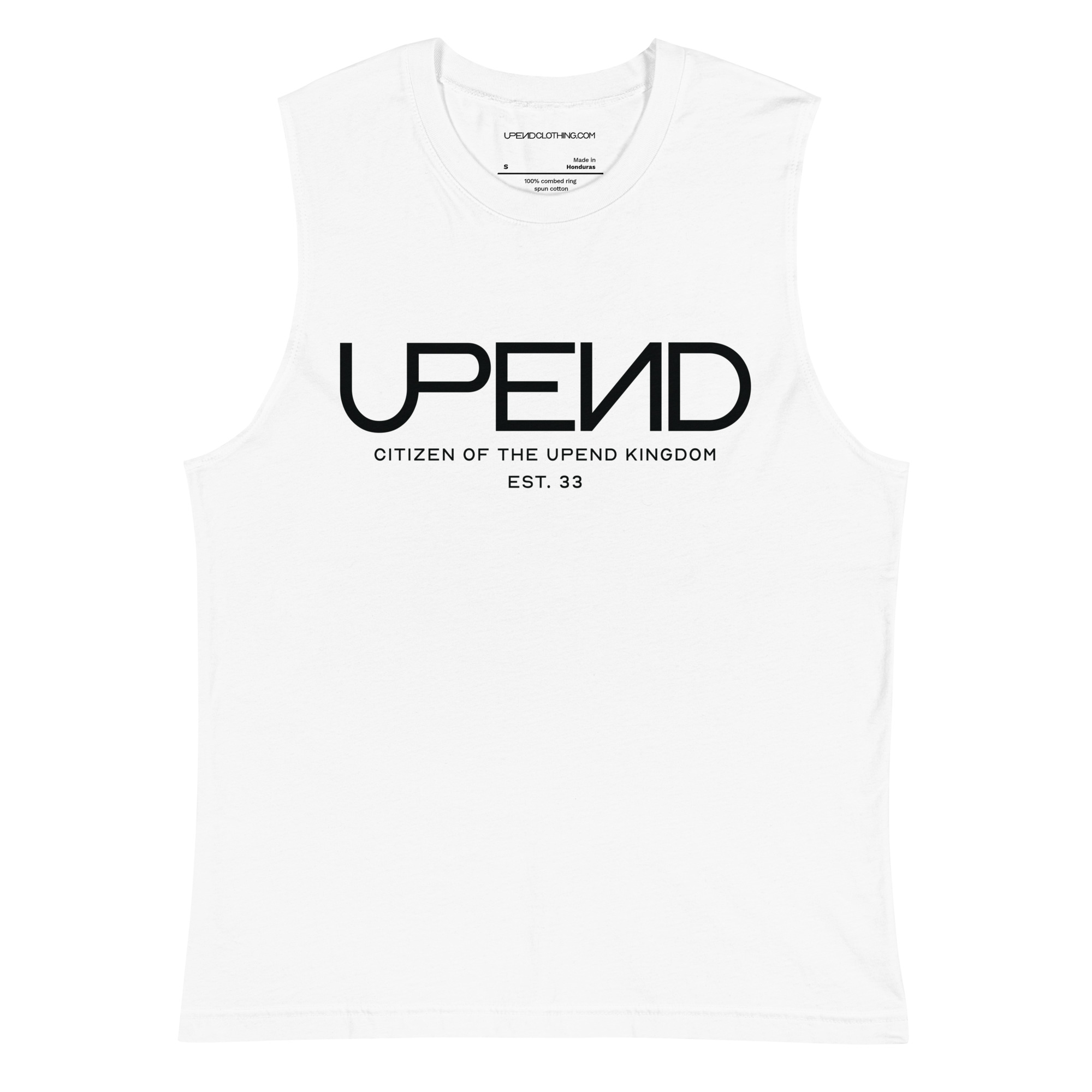 Upend Men’s Message Muscle Shirt - Image 3