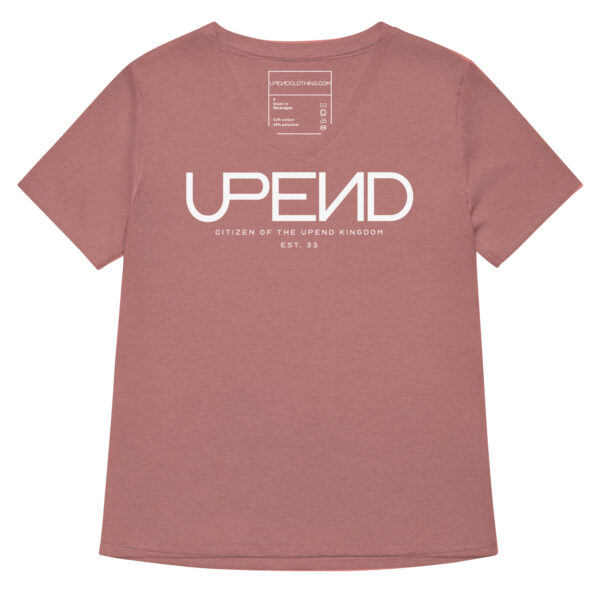 Women’s Upend “Message” V-Neck T-shirt - Image 5