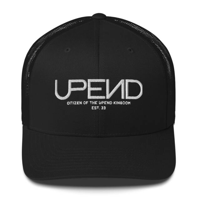 Upend Message Trucker Cap